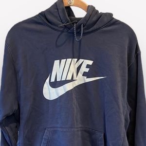Nike pullover hoodie sweatshirt navy blue small
